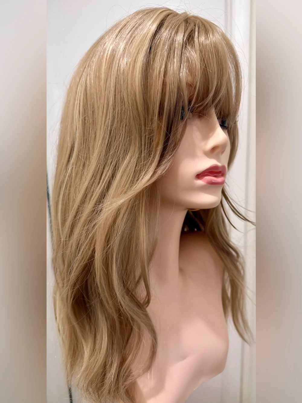 HAIR, 20” Straight Center Part with Bangs, Blondes